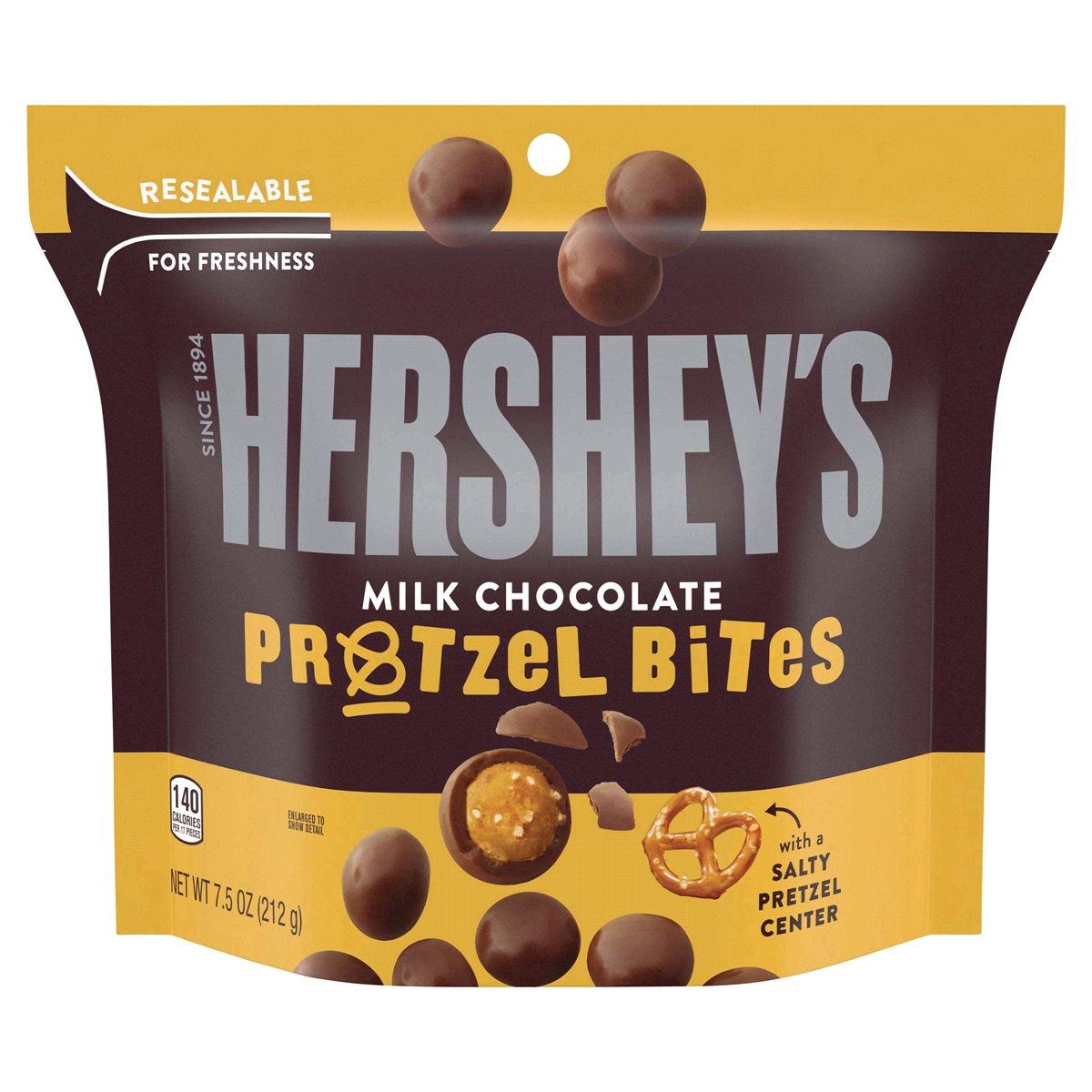 Hersheys Milk Chocolate Pretzel Bites 212g