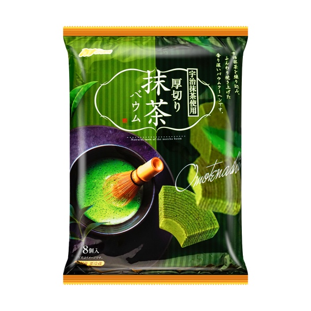 Marukin Sliced Baumkuchen Matcha 220g