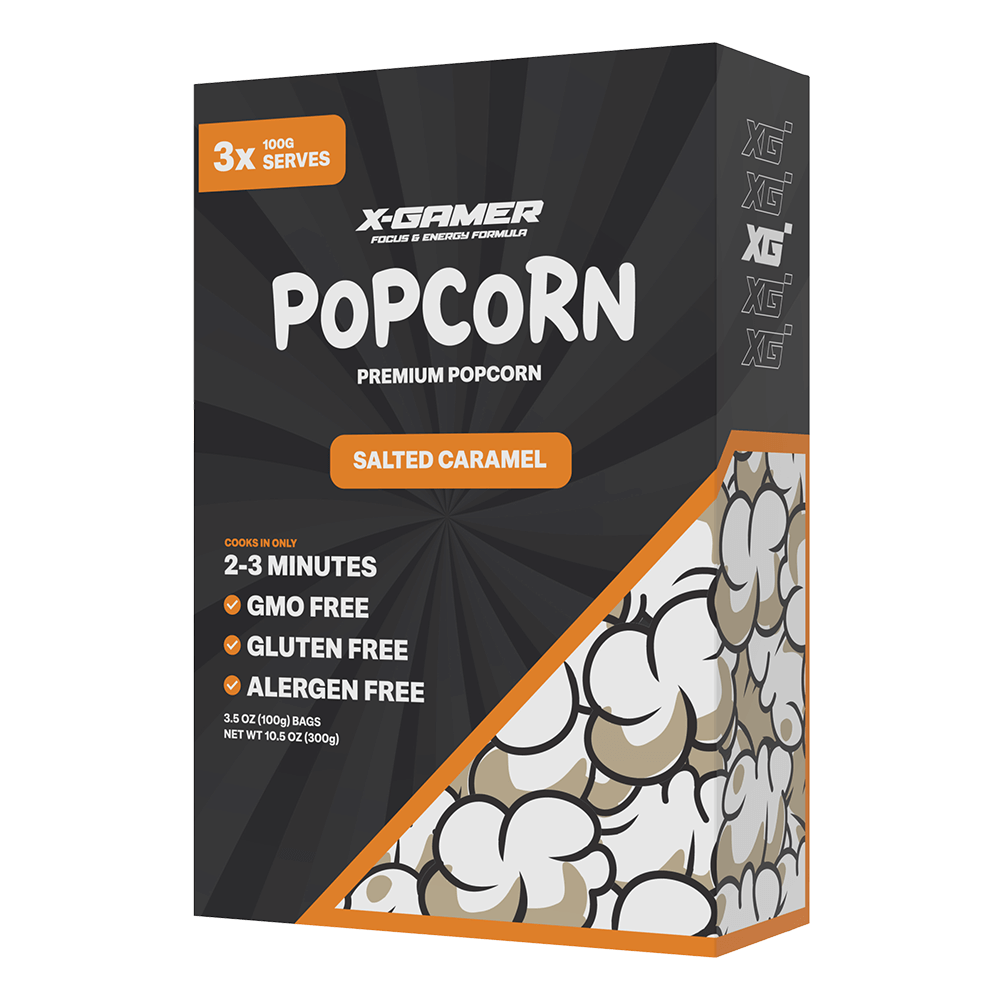X-GAMER X-Corn Popcorn – Salted Caramel 3x100g