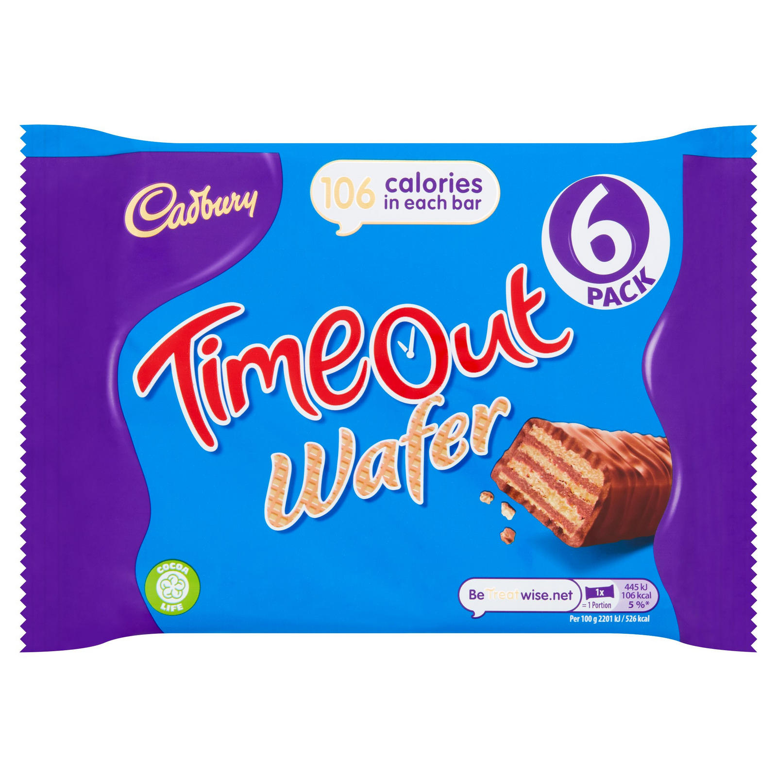 Cadbury Timeout 6pack 121g