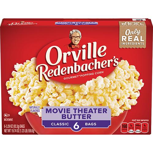 Orville Redenbachers Popcorn Movie Theater Butter 6 Pack